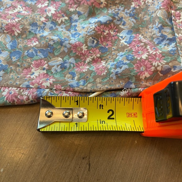 Vintage YOU BABES Prairie, Coastal Cowgirl/Cabincore Floral Skirt with Lace Trim - Picture 9 of 12